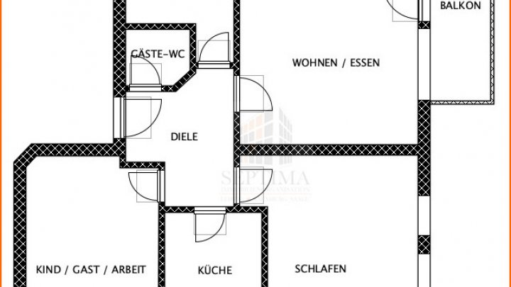 Naumburg (Saale): Moderne 3 Raumwohnung mit großem Balkon zu verkaufen!