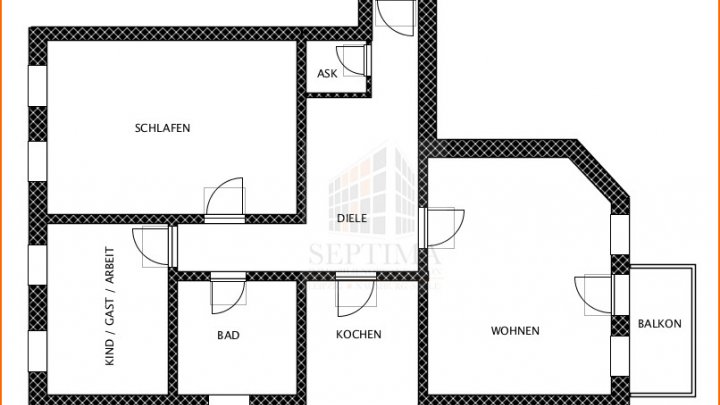 Wohnen in der Südvorstadt, nah am Fockeberg! 3 Raumwohnung mit Balkon und Parkett zu verkaufen