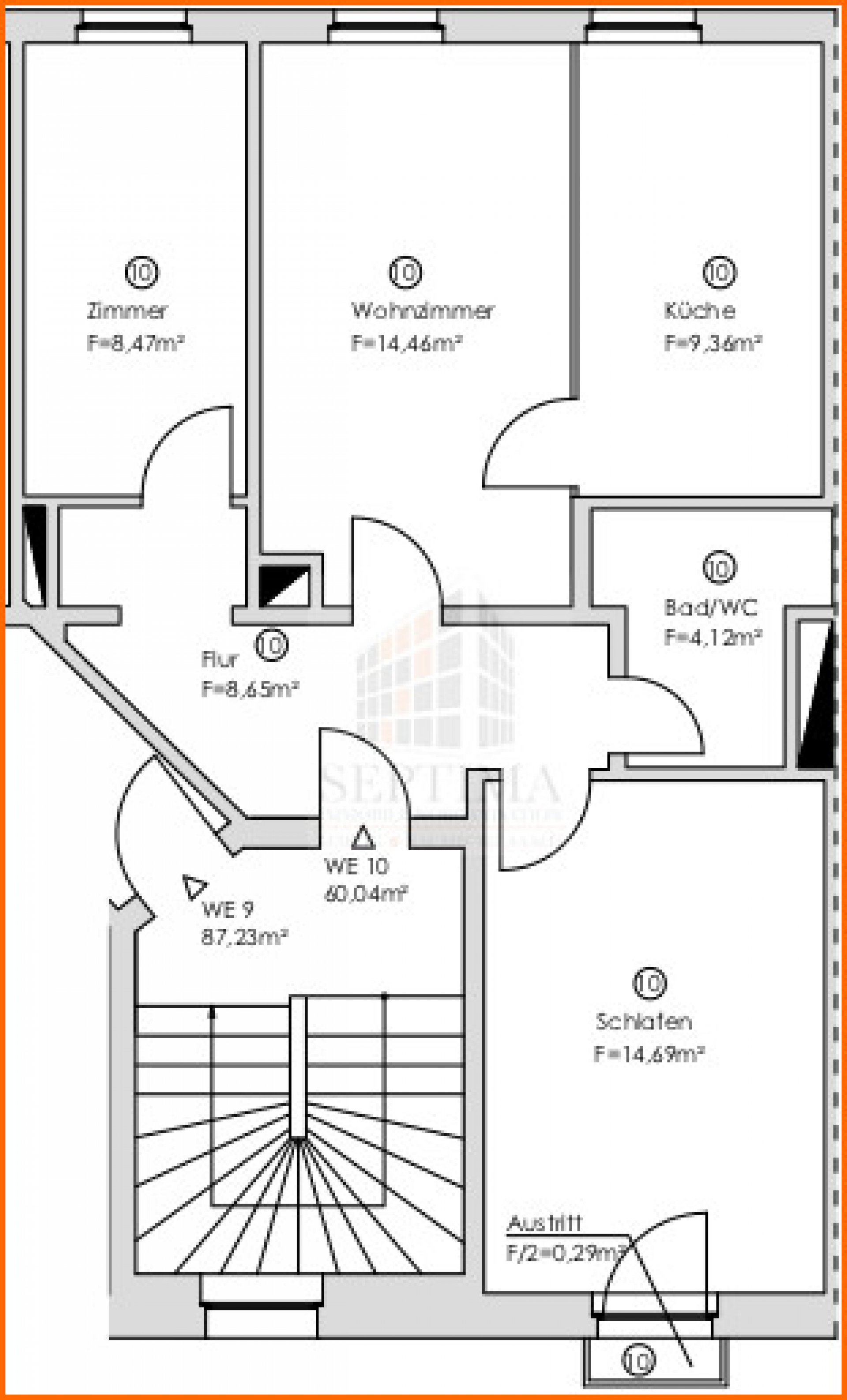 Wohnungsgrundriß