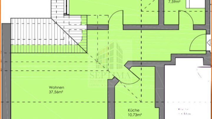 Großzügige und charmante 2 Raumwohnung zwischen City, Zoo und Rosental!