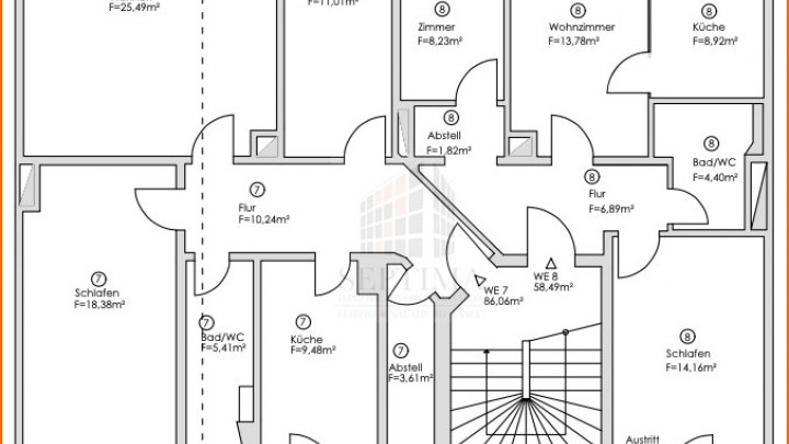 3 Raumwohnung, mit Balkon und Bad mit Fenster, in Plagwitz zu verkaufen
