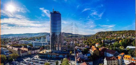 Jena - Blick über die Stadt