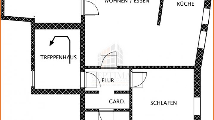 Großzügige 2 Raumwohnung mit großer Loggia und Einbauküche wartet auf einen neuen Mieter!
